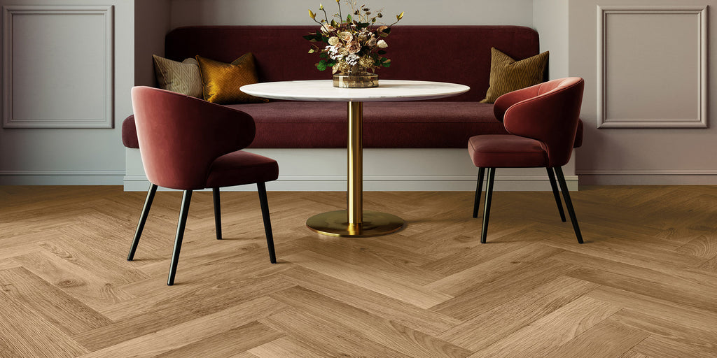 Invictus Maximus Dryback Highland Oak Herringbone – Classic – aranżacja
