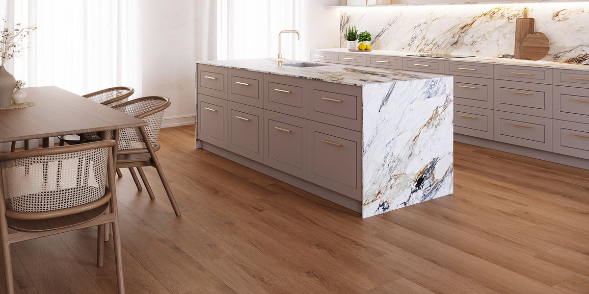 Invictus Primus Dryback Riviera Oak – Caramel – aranżacja