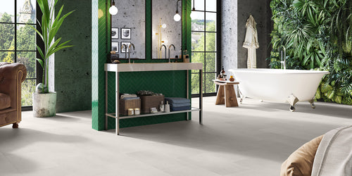 Invictus Maximus Click Groovy Granite – Alabaster – aranżacja
