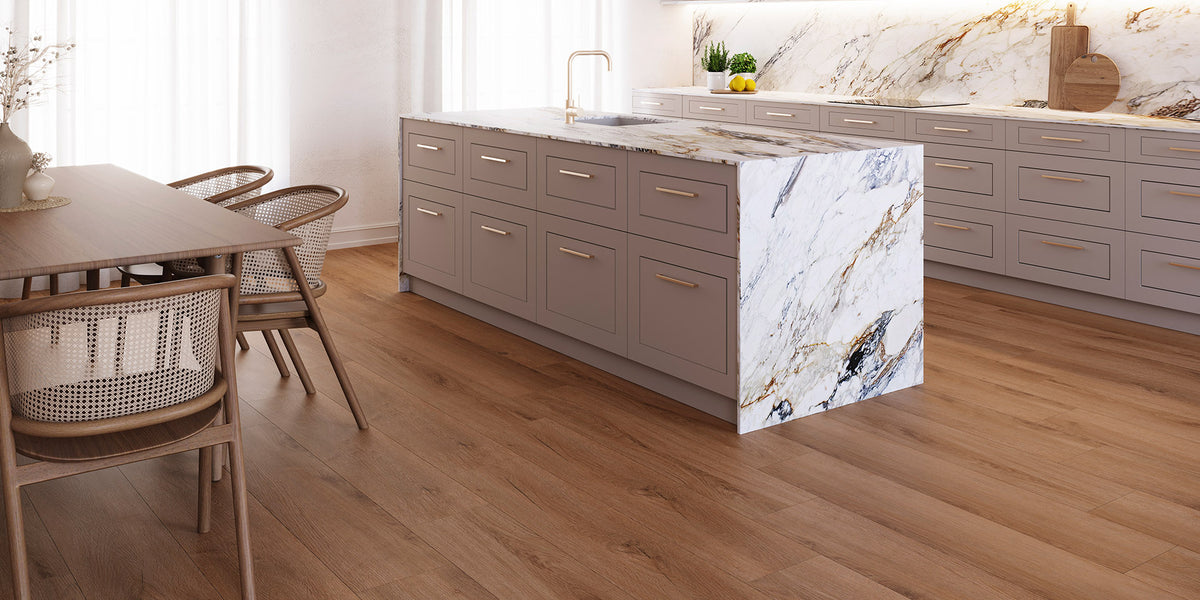 Invictus Primus Click Riviera Oak – Caramel – aranżacja